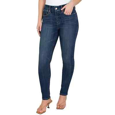 #ad Seven7 Ladies Tummyless Skinny Jean Size 4 Avalon