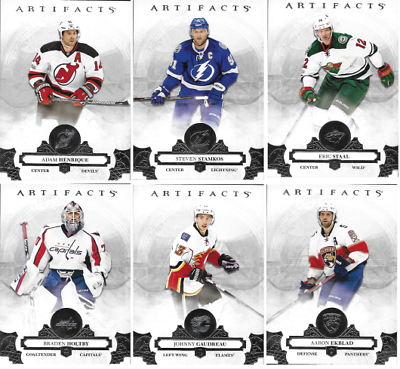 #ad 2017 18 Upper Deck Artifacts Hockey Base Set Cards Choose Card ##x27;s 1 100