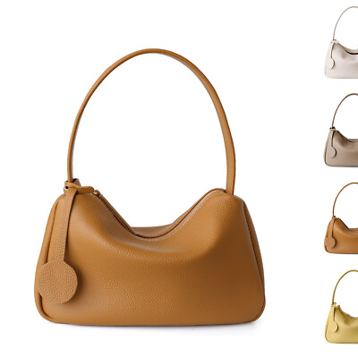 Pebbled Real Leather Shoulder bag Fashion Purse Handbag Tote Hand Carry Hobo $86.55