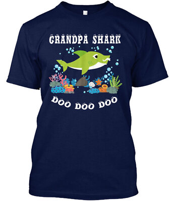 #ad Grandpa Shark Do Doo Tee T Shirt