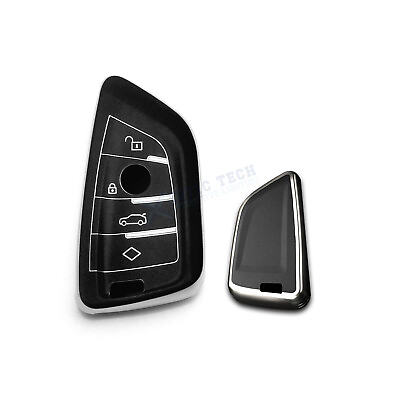#ad Soft TPU 360 Full Cover Remote Control Key Fob Skin Shell For BMW X1 2 3 4 5 6 7