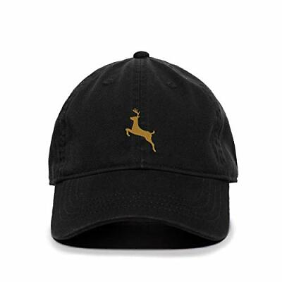 #ad Deer Baseball Cap Embroidered Cotton Adjustable Dad Hat