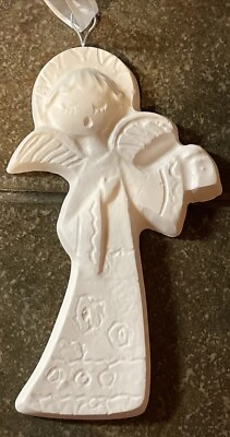 #ad Vintage Style WDCC 2016 3rd Edition Ceramic Angel Ornament In Box