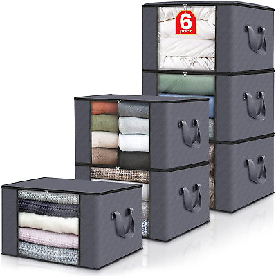 #ad Foldable Storage Containers Adjustable Container Storage Blanket Organizing