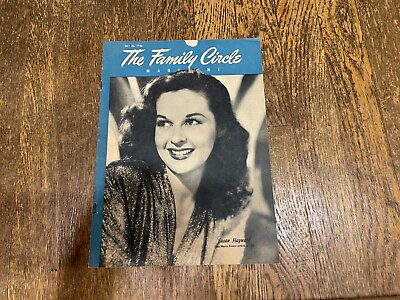 #ad The Family Circle Magazine July 26 1946 Susan Hayward Cover Vintage