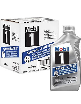 #ad Mobil 1 124715 Synthetic LV ATF HP Case 6 Quarts