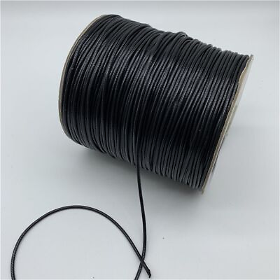 #ad Waxed Cotton Cord String Strap Rope DIY Jewelry Making 0.5mm 0.8mm 1mm 1.5mm 2mm