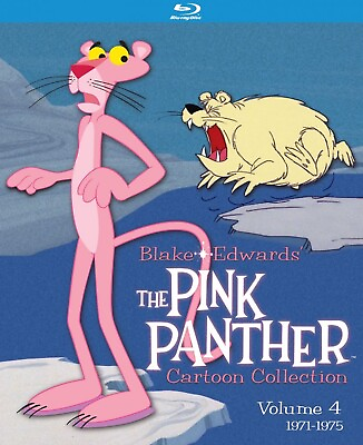 #ad THE PINK PANTHER CARTOON COLLECTION VOL 4 1971 75 BLU RAY DVD MOVIE NEW :B19 61