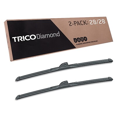 #ad TRICO White 28 Inch Pack of 2 Automotive Replacement Windshield Wiper Blades