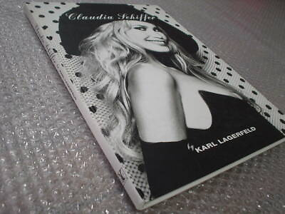 #ad Claudia Schiffer By Karl Lagerfeld 1995Hardcover Fashion Photo Brand Book