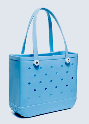#ad Sky Blue EVA Beach Bag Tote Bag Weatherproof Medium Sports Bogg Style Model