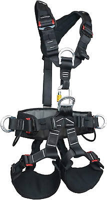#ad Full Body Climbing Harness Can Be Inverted Thicken Widen Protect Waist Safety Ha