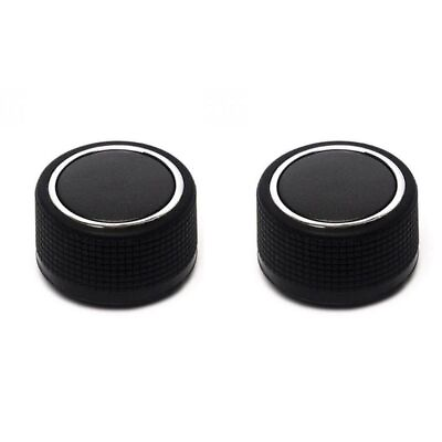 #ad 2Pcs Interior Radio Tuning Control Knob for for for