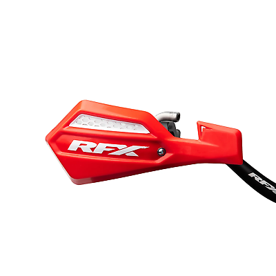 #ad RFX 1 Series Handguards Red White Inc Fitting Kit