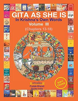 #ad Gita As She Is In Krishna#x27;s Own Wor... by Narale Ratnakar Paperback softback