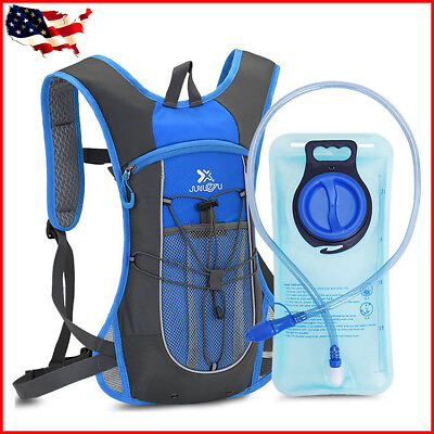 #ad New 2L Water Bladder Bag Hydration Backpack Pack Hiking Camping Cycling Outdoor
