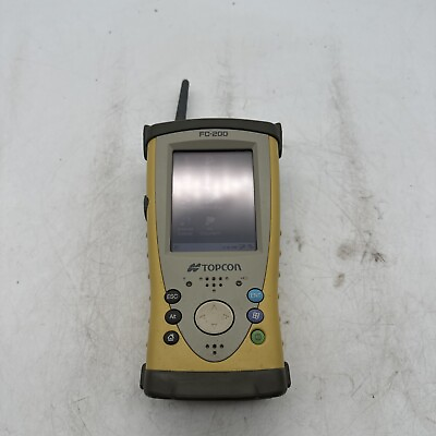 #ad TOPCON FC 200 DATA COLLECTOR TOPSURV SOFTWARE RTK GPS SURVEYING ROBOTIC