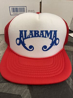 #ad Vintage Alabama Band Red Snapback Size: One Size Fits All Used