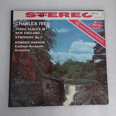 #ad Charles Ives Three Places In New England LP Vinyl Record Album