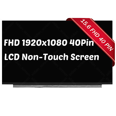 #ad 15.6quot; for NV156FHM NX1 V8.1 FHD 1920x1080 40Pin LED LCD Non Touch Screen Display