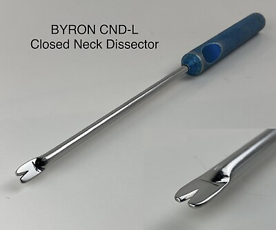 #ad BYRON CNDL Closed Neck Dissector 8mm Tip Diameter 6mm Shaft Diameter 15cm Shaft