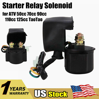 #ad Starter Solenoid Relay Replacement for ATV 90cc 110cc 125cc 50cc 70cc Scooters