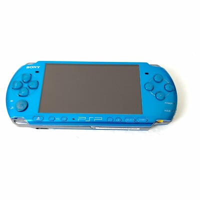 #ad Sony PSP 3000 Vibrant Blue Console Only PlayStation Portable