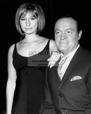 #ad BOB HOPE AND BARBRA STREISAND IN JUNE 1963 8X10 PUBLICITY PHOTO WW131
