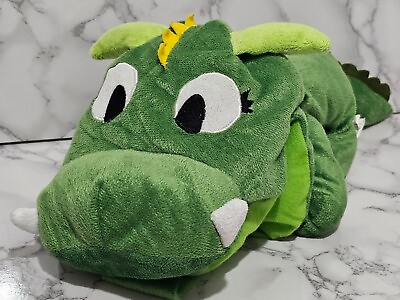 #ad Alligator Green Pillow Pal Stuffed Animal Plush Toy