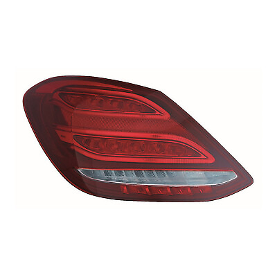 #ad Left Driver Side LED Tail Light Fits 15 18 Mercedes Benz C300 C400 C63 AMG CAPA