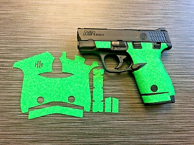 #ad HANDLEITGRIPS Neon Green Sandpaper Gun Grip Tape for Smith amp; Wesson Shield 9