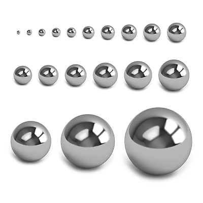 #ad Metric Precision Bearing Balls Stainless Steel Loose Bearings Bulk 1mm 25mm