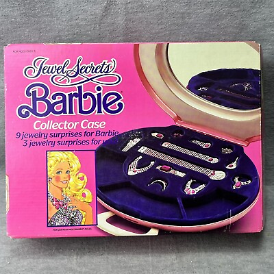 #ad Barbie Doll Jewel Secret Collector Jewelry Case Mattel 3763