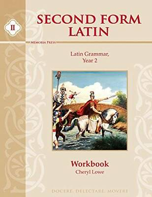 #ad Second Form Latin Student Workbook Perfect Paperback By Cheryl Lowe GOOD