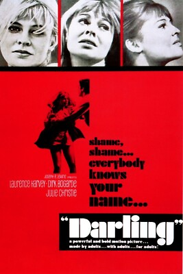 #ad Julie Christie in Darling movie poster artwork 24x36 inch Poster