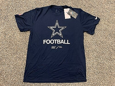 #ad 2022 Dallas Cowboys Nike Sideline Performance Short Sleeve Shirt M 3XL