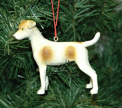 #ad Jack Russell Dog Christmas Ornament