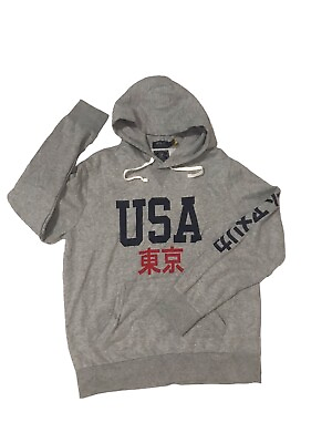#ad Polo Ralph Lauren 2020 Tokyo Olympics Team USA Official Hoodie Medium Gray M