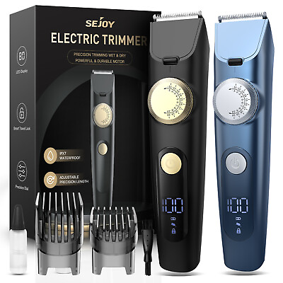 #ad SEJOY Men#x27;s Hair Clippers Trimmer Cordless Cutting Beard Barber Shaving Machine