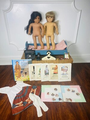 #ad HUGE Pleasant Company American Girl Dolls and Accessories Lot