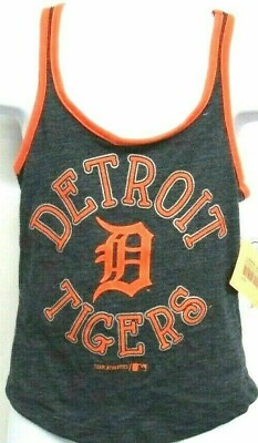 #ad MLB Detroit Tigers Girls Tank Top Size XS 4 5