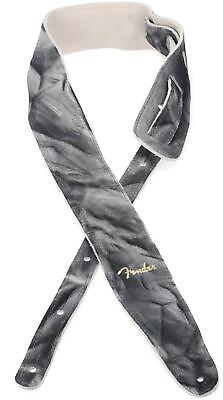 #ad #ad Fender Tie dye Leather Strap Black