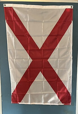 #ad Alabama State Flag 3x5 Nylon Made in USA Grommets Man Cave Dorm Room Pole