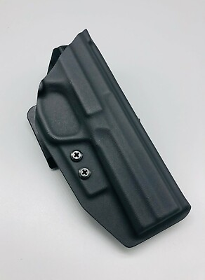 #ad 1911 5 inch Black Kydex Outside Waistband OWB Holster w Speed Clips USA Made