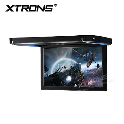 #ad 12.1#x27;#x27; Wide LCD TFT Car Ceiling Flip Down Monitor Auto Roof Mount Player Remote