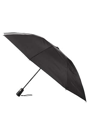 #ad Recycled Canopy Auto Open amp; Reverse Close Compact Inbrella Rain Umbrella Black