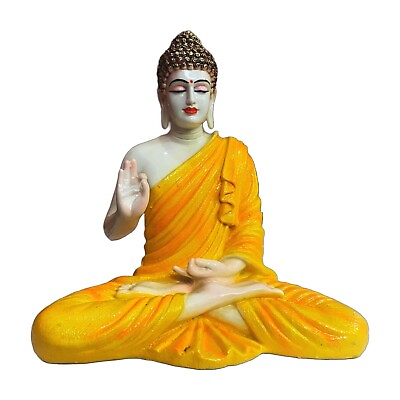 #ad Meditating Buddha Statue Idol for Home Office Decorative Gift Piece 14 Inches