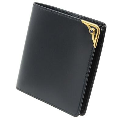 #ad Cartier Sapphire Line Leather Bi fold Wallet Men#x27;s Fashion Accessories
