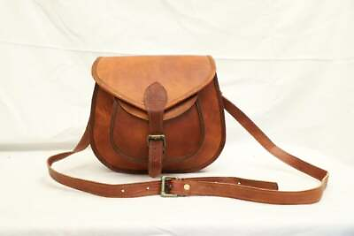 #ad Leather Handbag Shoulder Bag Cross body Messenger Retro Look Vintage Women#x27;s