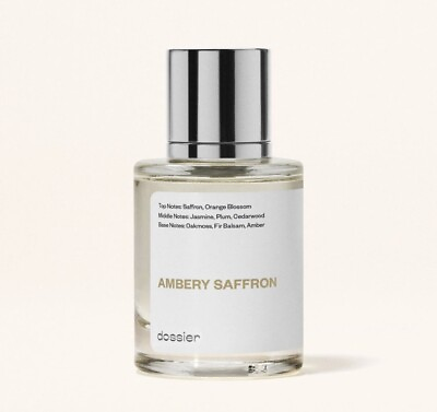 #ad Dossier Ambery Saffron 1.7 Oz Eau de Parfum Spray Perfume Fragrance NEW IN BOX